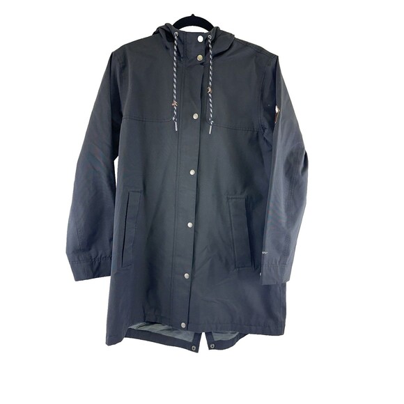 Eddie Bauer Charly Parka Weatheredge Waterproof Rain Jacket Black Women Large - Picture 1 of 16